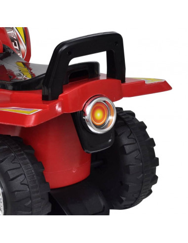 Quad per Bambini Rosso con Suoni e Luci