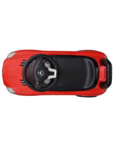 Automobile a Spinta Mercedes Benz Rossa Cavalcabile Bambini