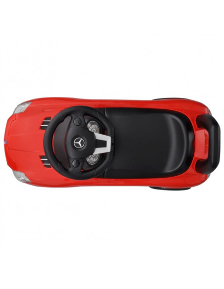 Automobile a Spinta Mercedes Benz Rossa Cavalcabile Bambini
