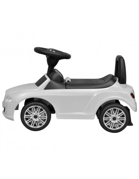 Bentley Macchina a Spinta Cavalcabile per Bambini Bianca