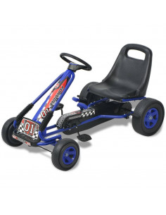 Go Kart a pedali con seduta regolabile Blu
