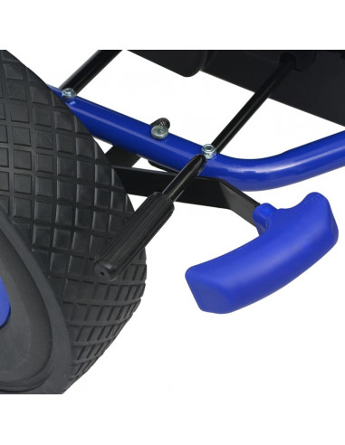 Go Kart a pedali con seduta regolabile Blu
