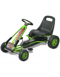 Go Kart a pedali con seduta regolabile Verde