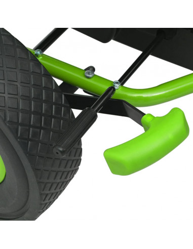 Go Kart a pedali con seduta regolabile Verde