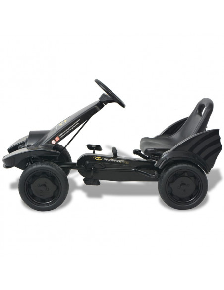 Go Kart a pedali con seduta regolabile nero