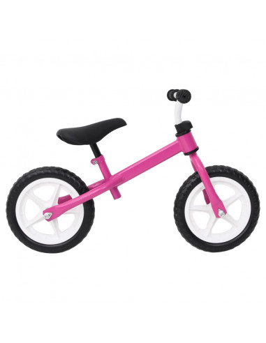 Bicicletta Senza Pedali con Ruote da 9,5 Pollici Rosa