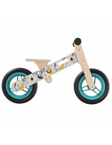 Bicicletta Senza Pedali per Bambini Blu Stampato