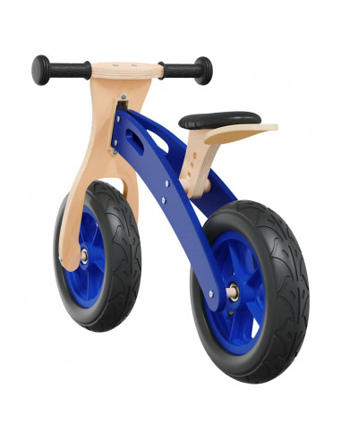 Bicicletta Senza Pedali per Bambini con Pneumatici Aria Blu
