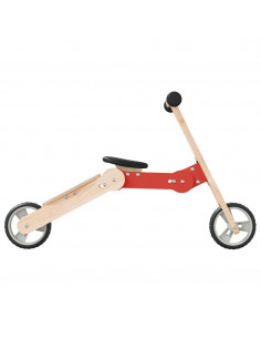 Monopattino per Bambini 2 in 1 Rosso