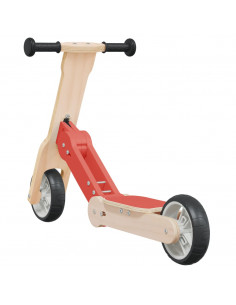 Monopattino per Bambini 2 in 1 Rosso 2