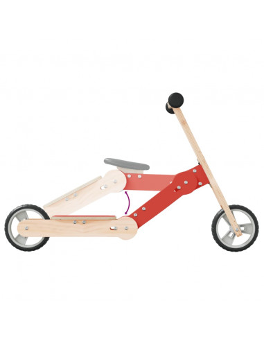 Monopattino per Bambini 2 in 1 Rosso