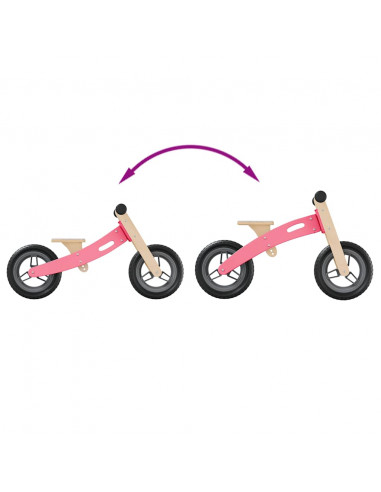 Bicicletta Senza Pedali per Bambini Rosa