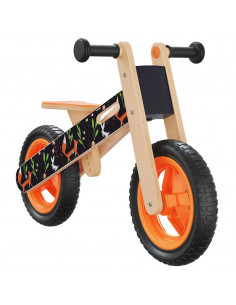 Bicicletta Senza Pedali per Bambini Arancione Stampato 2