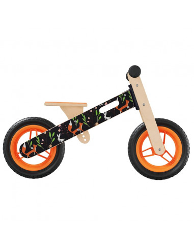 Bicicletta Senza Pedali per Bambini Arancione Stampato