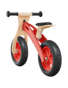 Bicicletta Senza Pedali per Bambini con Pneumatici Aria Rossa 2