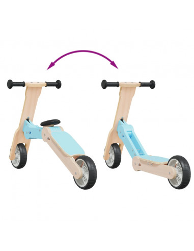 Monopattino per Bambini 2 in 1 Azzurro