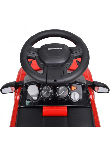 Macchina a Spinta per Bambini Rossa con Musica Land Rover 348
