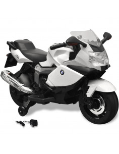 Moto Elettrica per Bambini BMW 283 Bianca 6 V