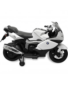 Moto Elettrica per Bambini BMW 283 Bianca 6 V 2