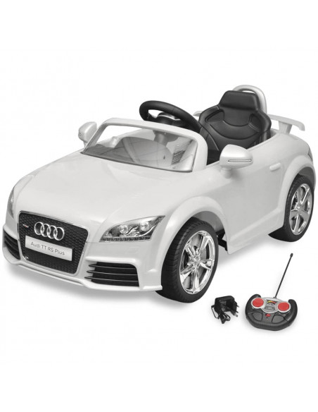 Macchina Cavalcabile Audi TT RS Telecomandata Bambini Bianca