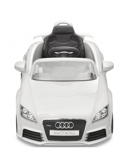Macchina Cavalcabile Audi TT RS Telecomandata Bambini Bianca