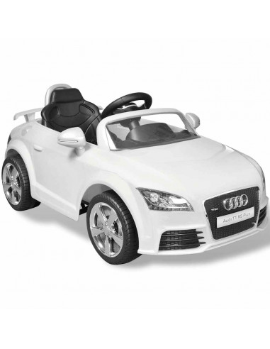 Macchina Cavalcabile Audi TT RS Telecomandata Bambini Bianca
