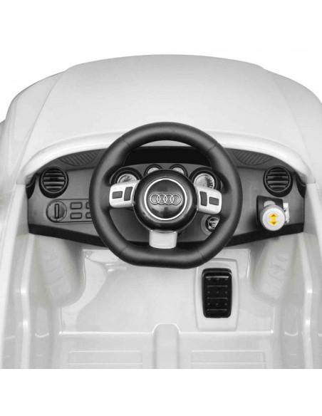 Macchina Cavalcabile Audi TT RS Telecomandata Bambini Bianca
