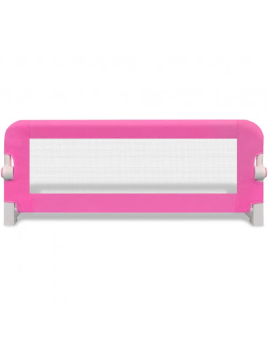 Barriera di Sicurezza per Letto Bambino 102 x 42 cm Rosa
