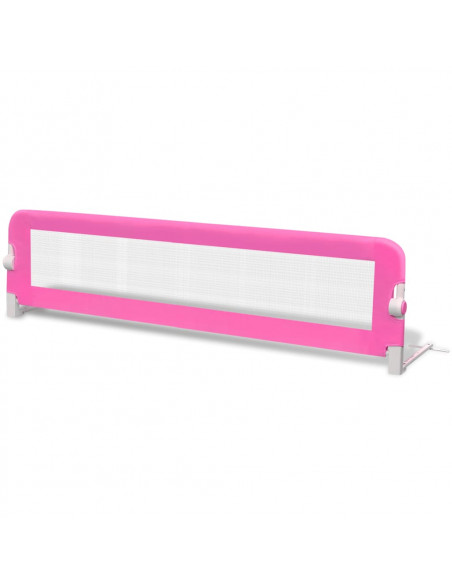 Barriera di Sicurezza per Letto Bambino 150 x 42 cm Rosa