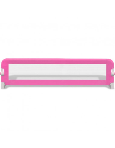 Barriera di Sicurezza per Letto Bambino 150 x 42 cm Rosa