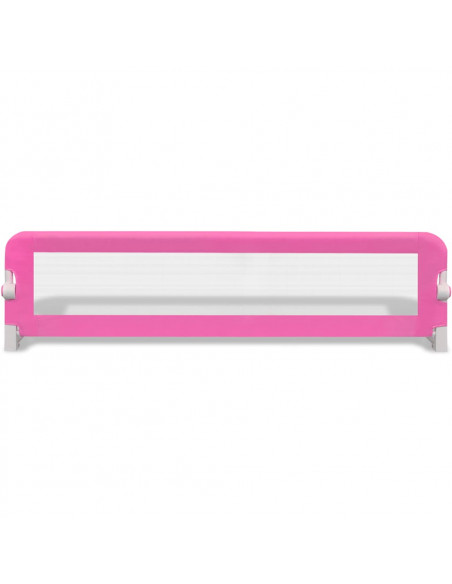 Barriera di Sicurezza per Letto Bambino 150 x 42 cm Rosa