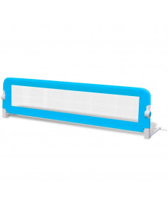 Sponda di Sicurezza per Lettino Bambino 150 x 42 cm Blu