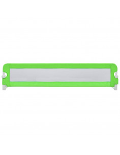Sponde Letto di Sicurezza Bambini Verde 180x42cm Poliestere 2