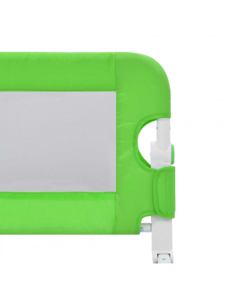 Sponde Letto di Sicurezza Bambini Verde 180x42cm Poliestere