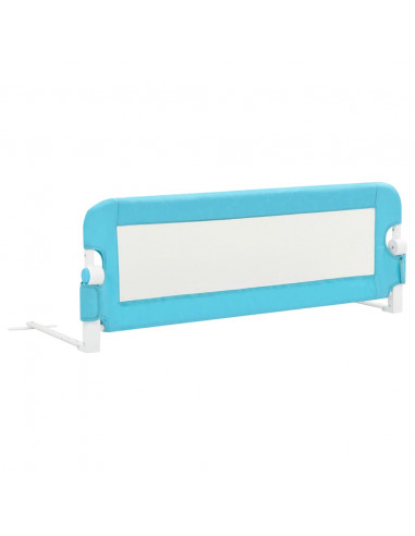Sponde Letto di Sicurezza per Bambini Blu 120x42cm Poliestere