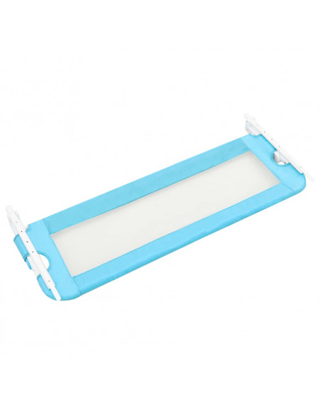 Sponde Letto di Sicurezza per Bambini Blu 120x42cm Poliestere