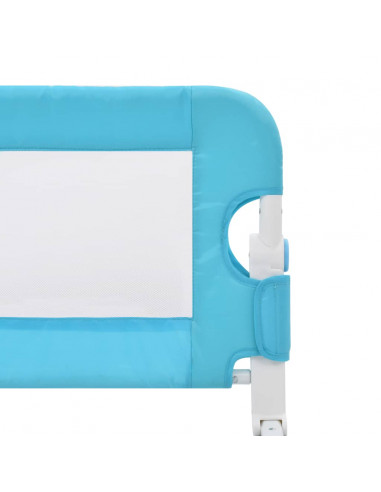 Sponde Letto di Sicurezza per Bambini Blu 120x42cm Poliestere