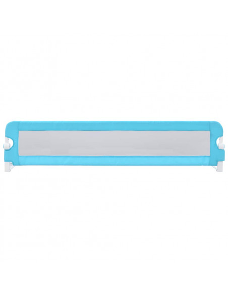 Sponde Letto di Sicurezza per Bambini Blu 180x42cm Poliestere