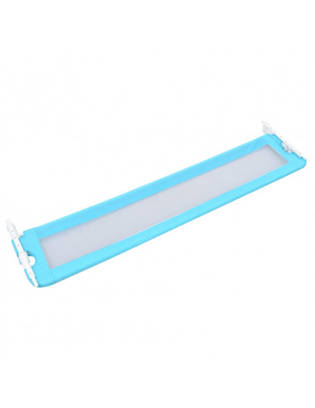 Sponde Letto di Sicurezza per Bambini Blu 180x42cm Poliestere