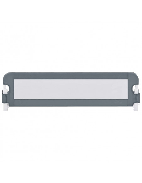 Sponde Letto di Sicurezza Bambini Grigio 120x42cm Poliestere