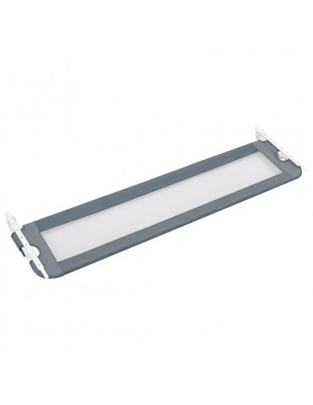 Sponde Letto di Sicurezza Bambini Grigio 180x42cm Poliestere