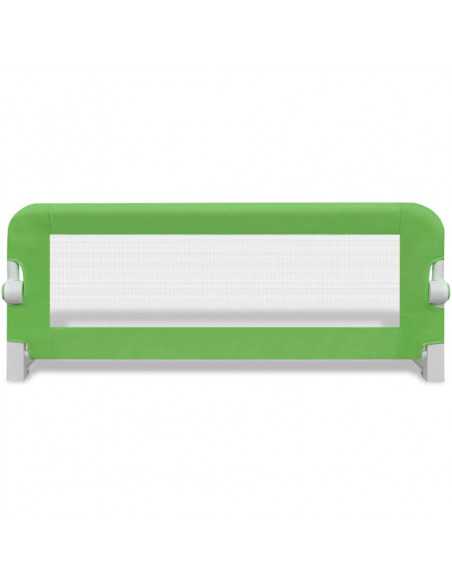 Sponde Letto per la Sicurezza dei Bambini 2 pz Verde 102x42 cm