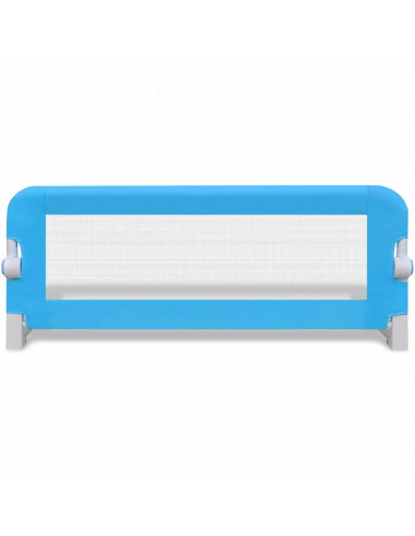 Sponde Letto per la Sicurezza dei Bambini 2 pz Blu 102x42 cm