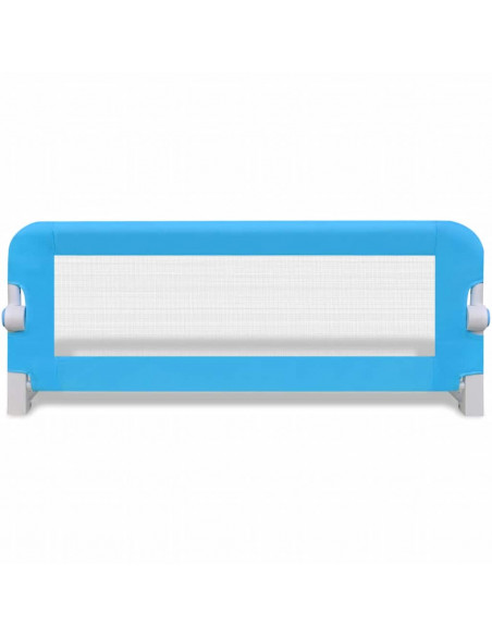 Sponde Letto per la Sicurezza dei Bambini 2 pz Blu 102x42 cm