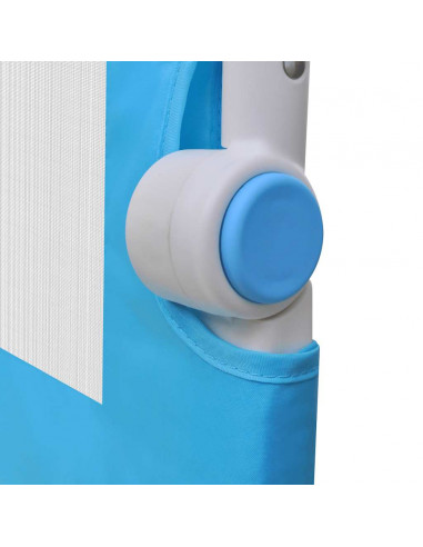 Sponde Letto per la Sicurezza dei Bambini 2 pz Blu 102x42 cm