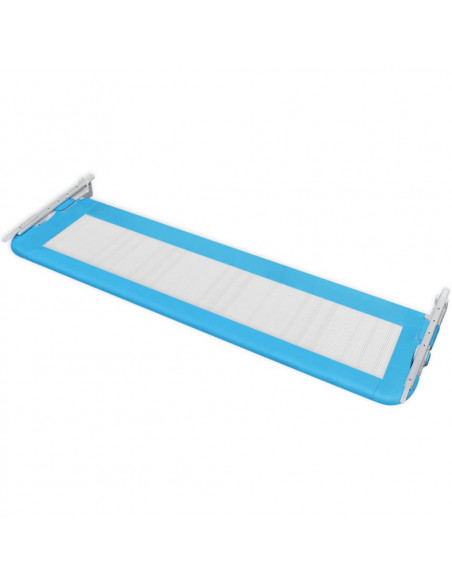 Sponde Letto per la Sicurezza dei Bambini 2 pz Blu 150x42 cm