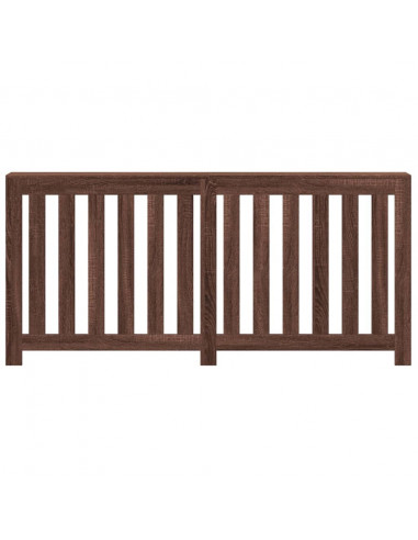 Copertura Termosifone Rovere Marrone 175x20x82cm in Multistrato