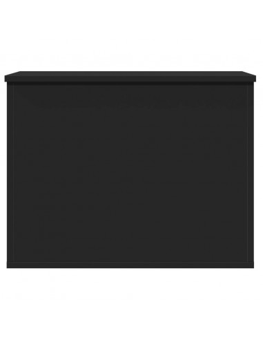 Contenitore Portaoggetti Nero 60x42x46 cm Legno Multistrato