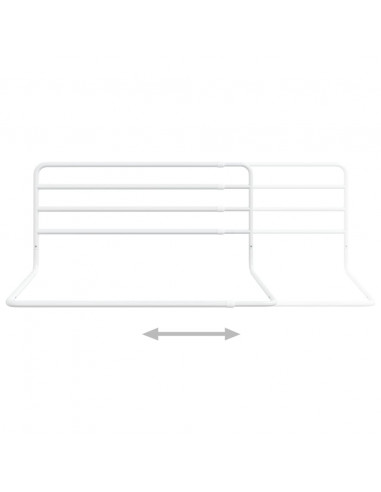 Sponda Letto di Sicurezza per Bambini (76-137)x55 cm in Ferro