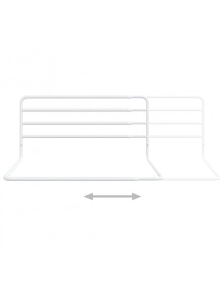 Sponda Letto di Sicurezza per Bambini (76-137)x55 cm in Ferro